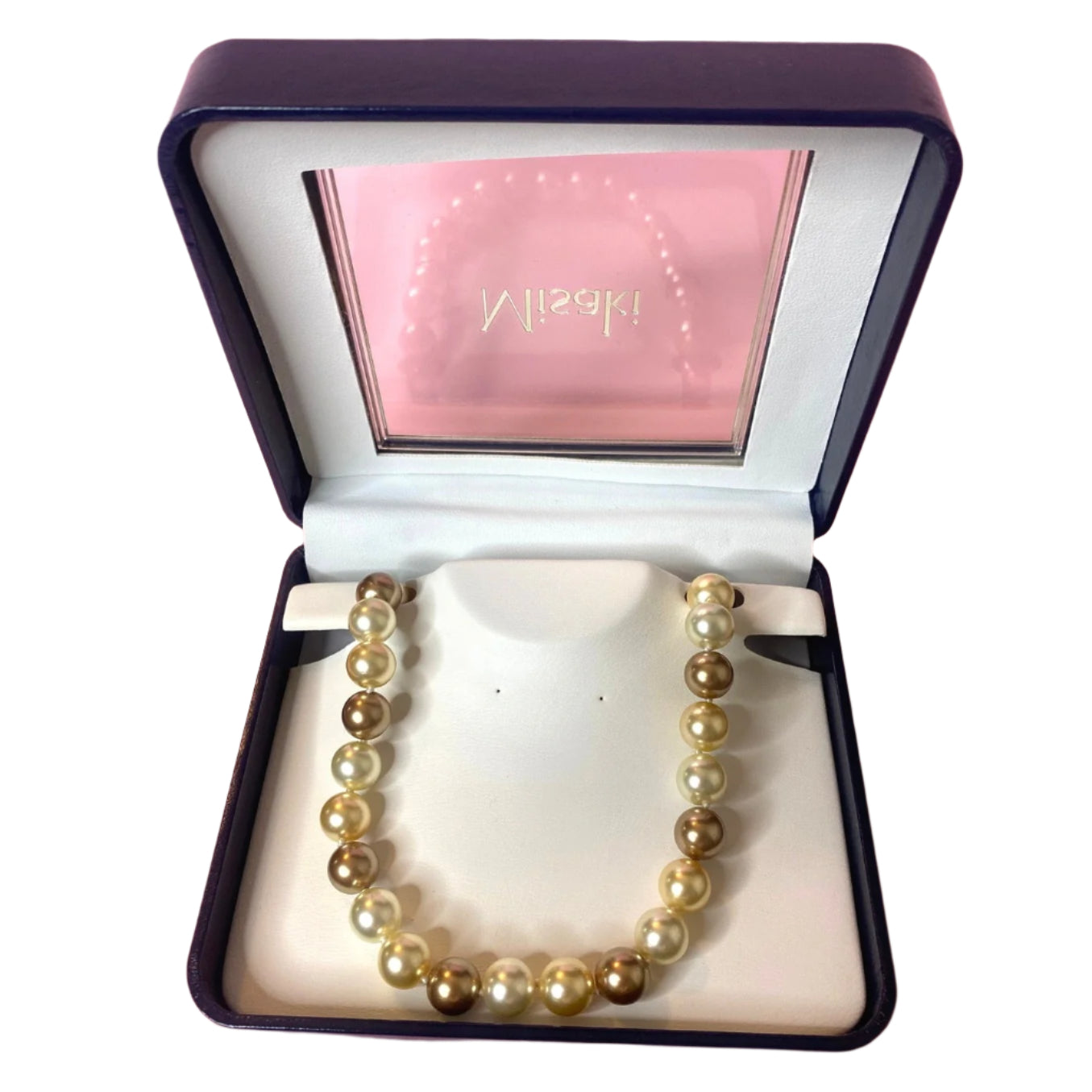 Misaki Faux Pearl Necklace with Original Box