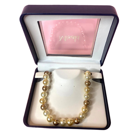 Misaki Faux Pearl Necklace with Original Box