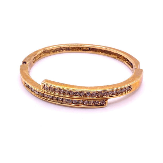 Vtg Roman Hinged Bracelet