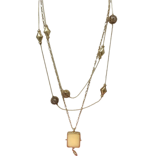 Cabi Double Layer Golden Necklace