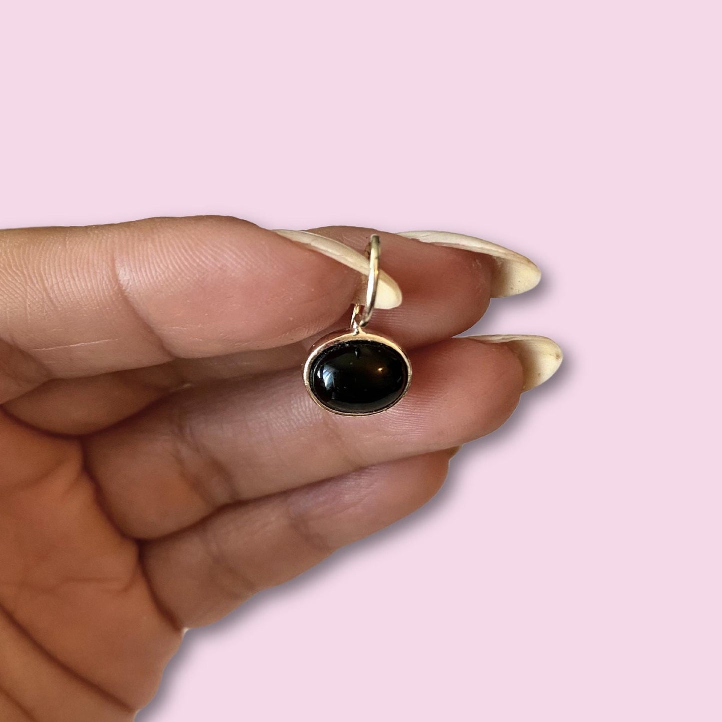 Black Ónix 925 Sterling Earrings