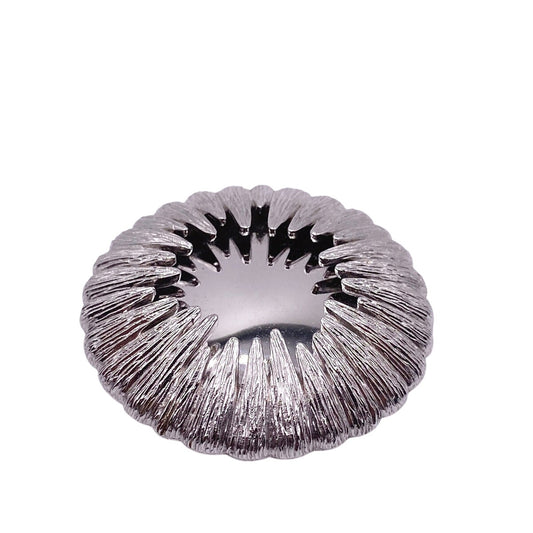 Monet Signed Large Mirrored Starburst Sun Celestial Brooch