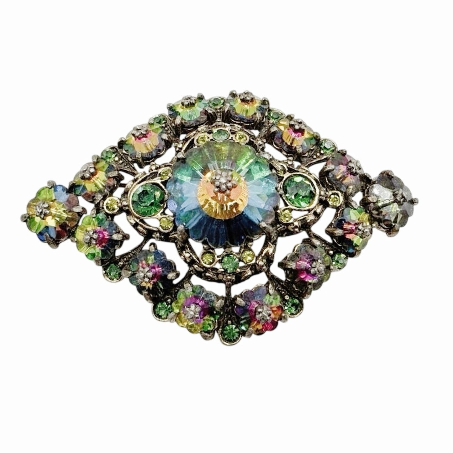 Vintage Watermelon Ravioli Brooch