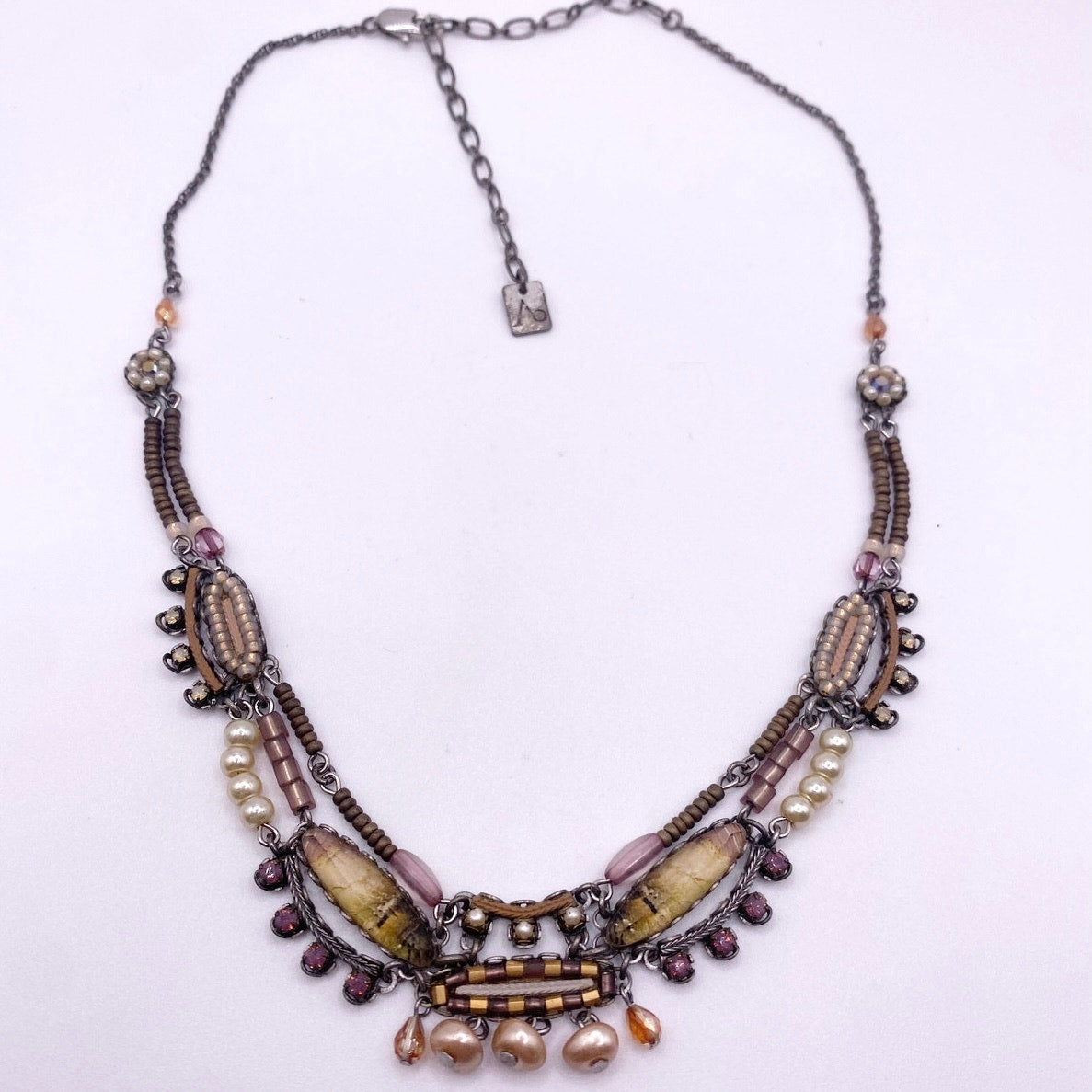 Ayala Bar Vintage Necklace Handmade Beads