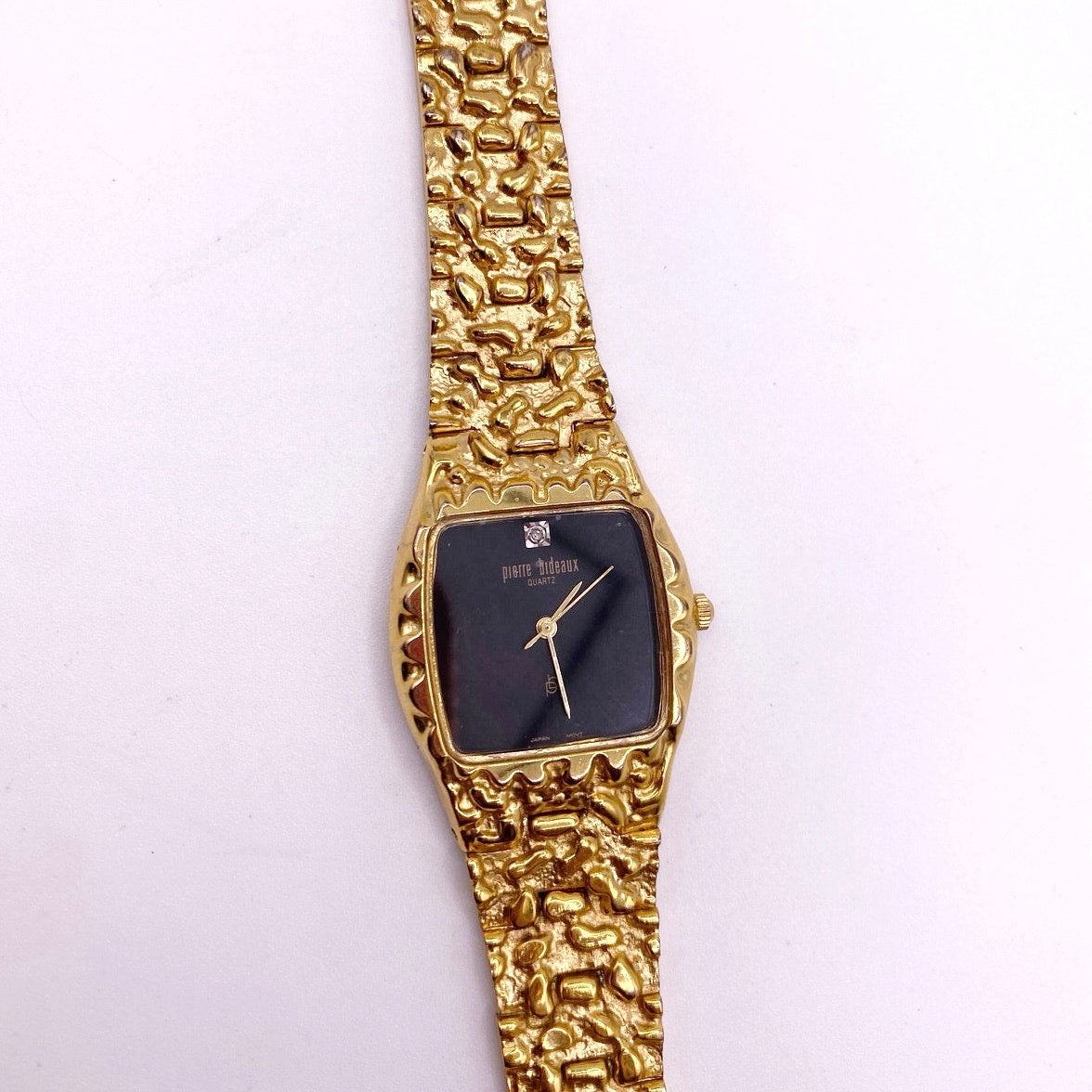 Pierre Bideaux Vintage Woman Watch Gold Tone 7”