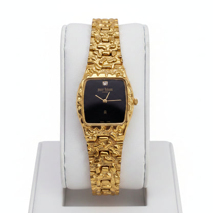 Pierre Bideaux Vintage Woman Watch Gold Tone 7”