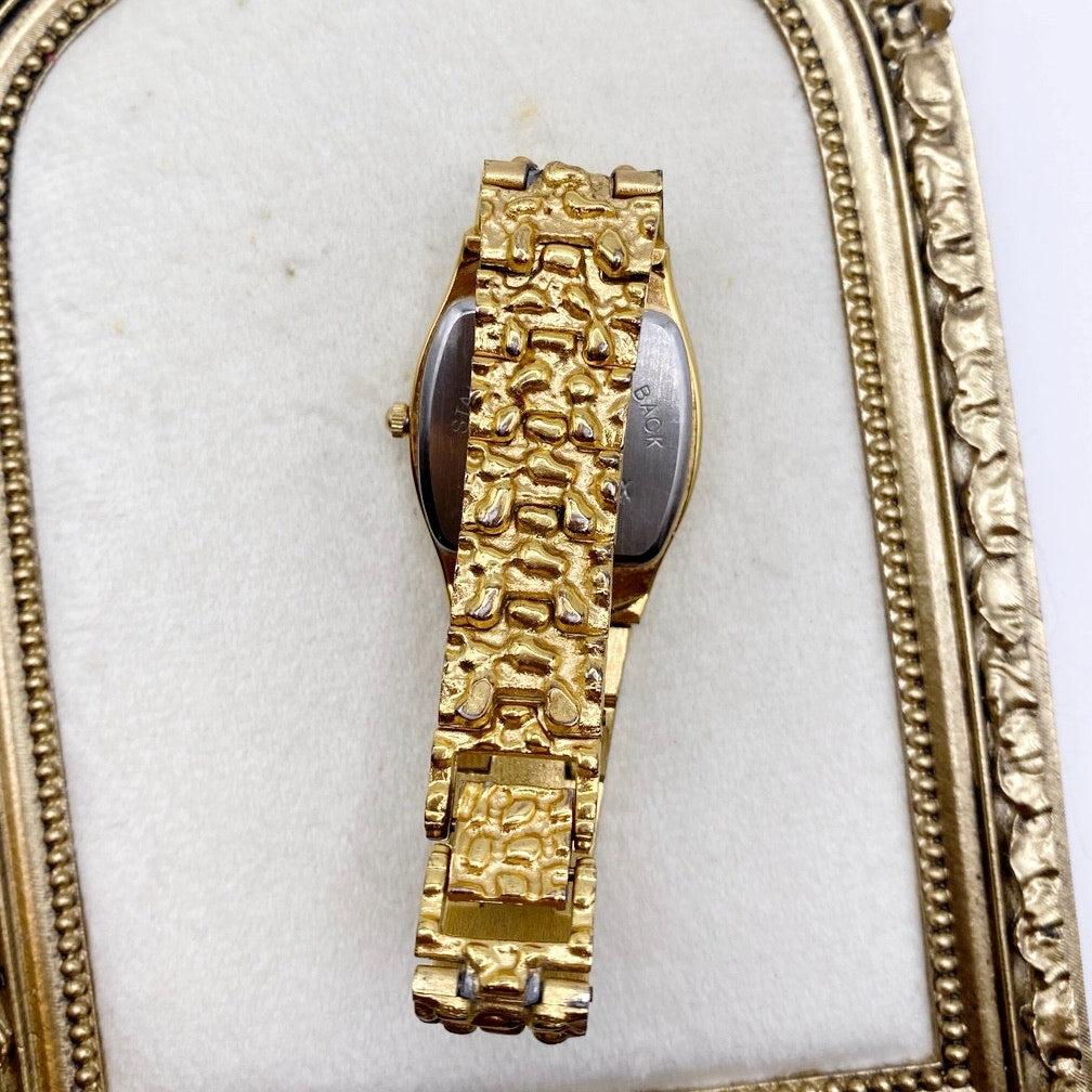 Pierre Bideaux Vintage Woman Watch Gold Tone 7”