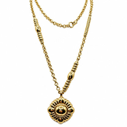 Monet Vintage Gold Tone Necklace 32”