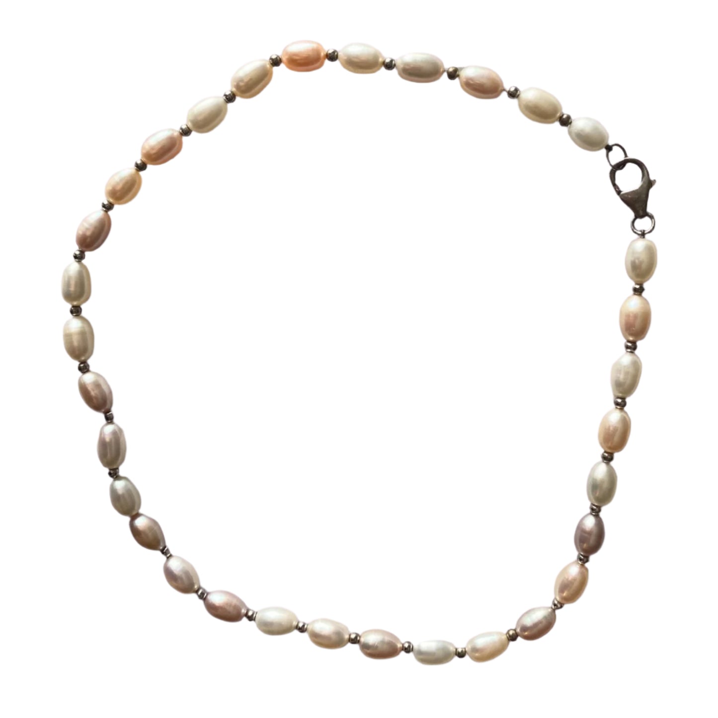FreshWater Pearls Necklace St Silver